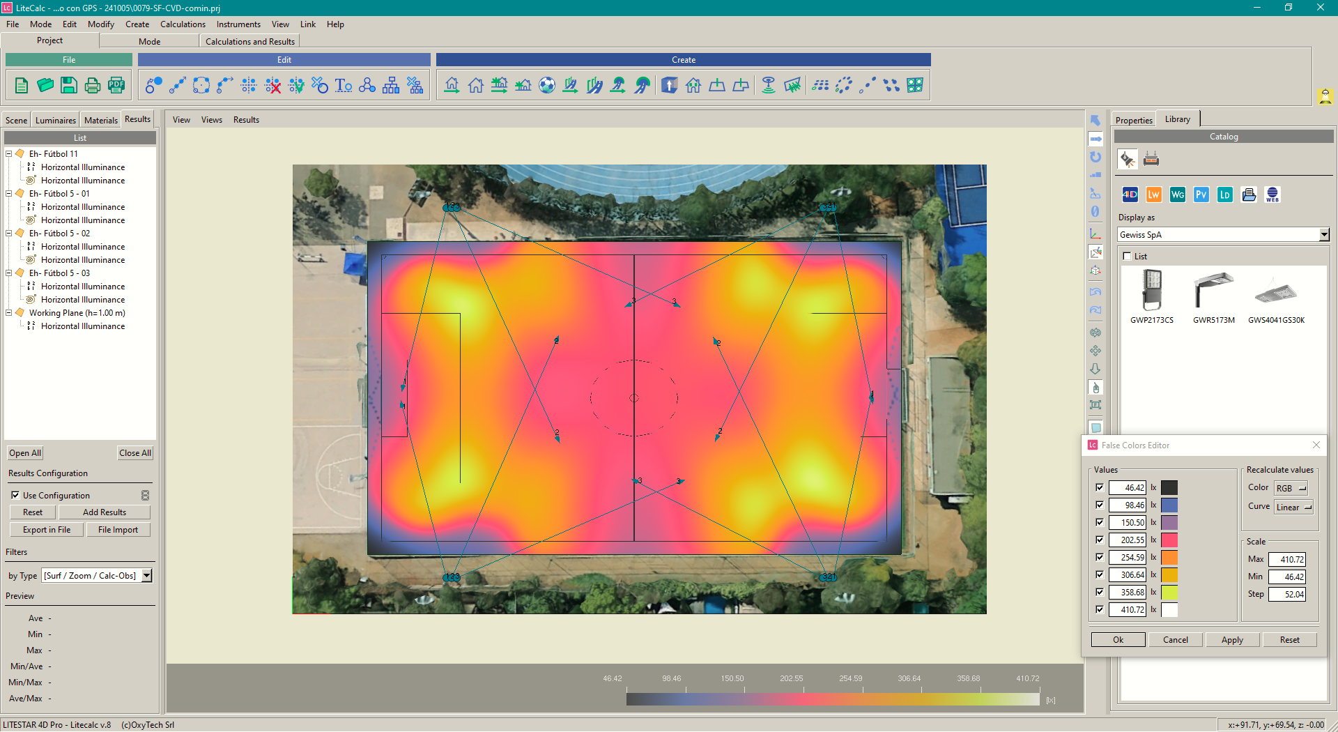 Soccer field via Google Maps